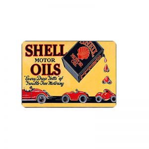 Shell Oil Trouble Free Motoring Sign