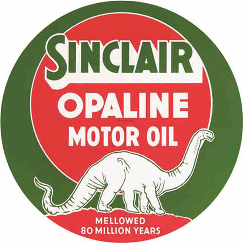 TIN SIGN Sinclair Dino Gas Oil Metal Décor Wall Art Garage Shop A608 