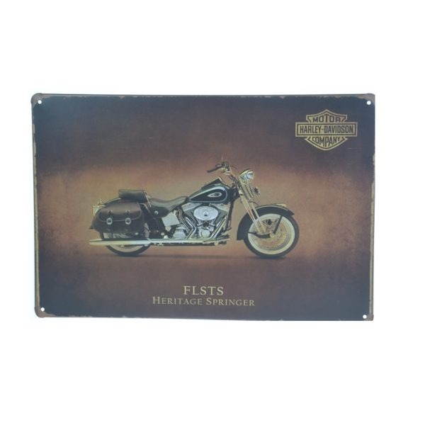 Harley Davidson FLSTS Sign