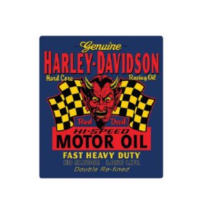 Harley Davidson Red Devil Oil Sign