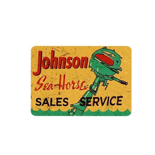 Johnson Sea Horse Outboard Sign