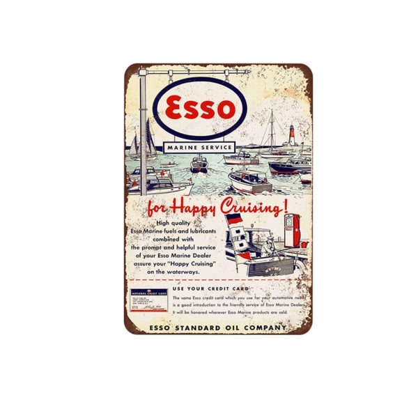 Esso Marine Outboards Sign