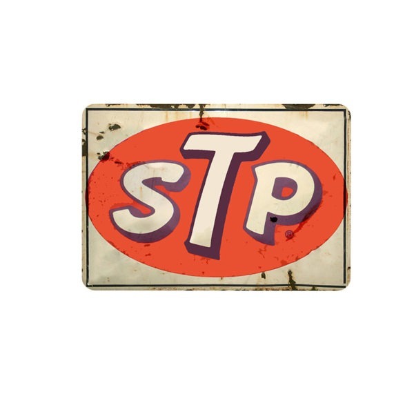 STP Motor Oil Sign