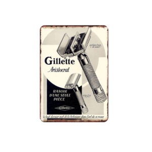 Gillette Razor Sign