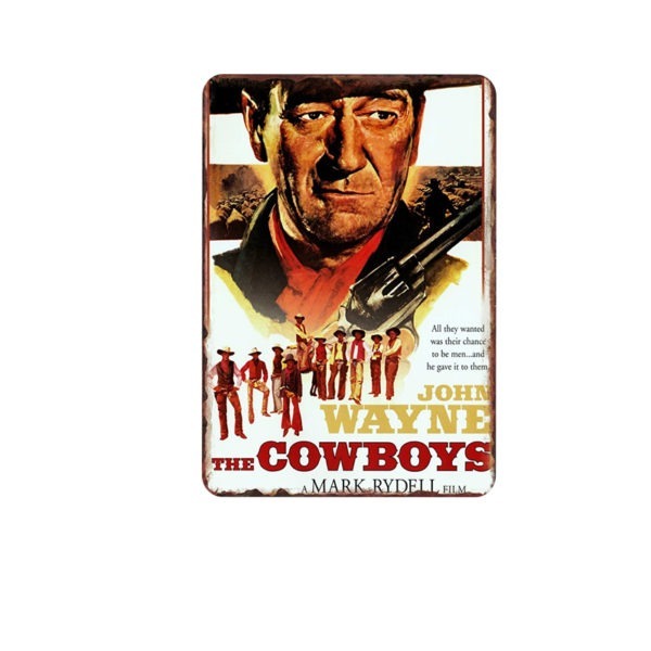 John Wayne The Cowboys Sign